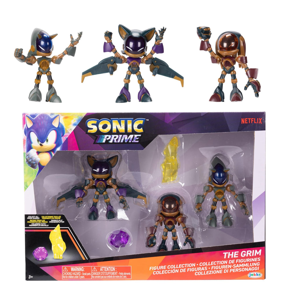 Sonic Prime Sonic Trooper figure with multiple articulation for dynamic posing.