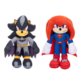 Sonic The Hedgehog Shadow as Batman plush, 9-inch, ultra-soft for cozy hugs