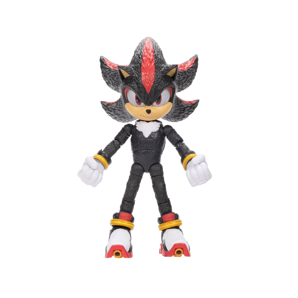 Sonic The Hedgehog Shadow figure with detailed sculpting for authentic movie look