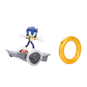 Sonic Speed RC skateboard vehicle front view for arcade-style racing fun