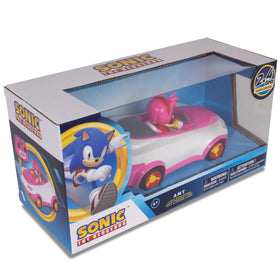 Team Sonic Racing Amy Rose RC car in action for dynamic play