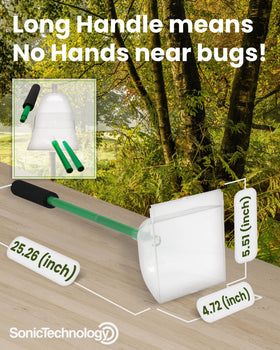 Sonic Technology Katcha ergonomic handle designed for comfortable one-handed use