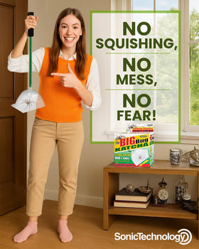 Sonic Technology Katcha sliding shutter keeps insects contained during transport