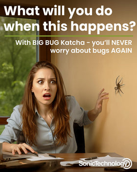 Sonic Technology Katcha spider-catching grip for safe removal