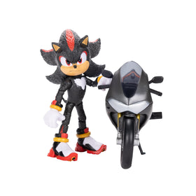 Close-up of Sonic 3 Movie figure showing sculpt and color.