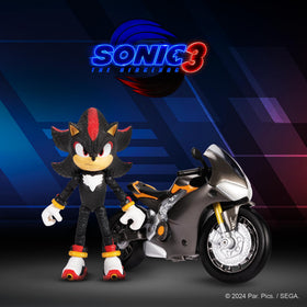 Motorcycle details from Sonic 3 Movie vehicle.