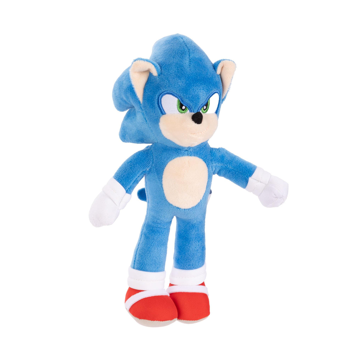 Knuckles plush from Sonic 3 Movie, durable and huggable 9-inch toy for fans and bedtime stories.