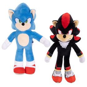 Sonic The Hedgehog 3 plush, 9-inch cuddle toy for play and display.