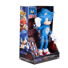 Sonic the Hedgehog 3 Ultimate chest-press activates iconic phrases.
