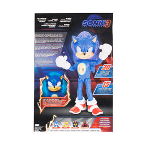 Sonic the Hedgehog 3 Ultimate hands and sneakers press triggers phrases.