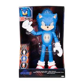 Sonic the Hedgehog 3 Ultimate figure with light-up eyes for dramatic effects.