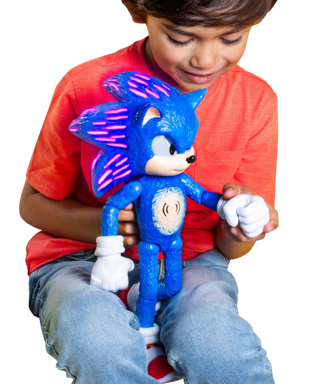 Sonic the Hedgehog 3 Ultimate figure in a dynamic pose for display and play.