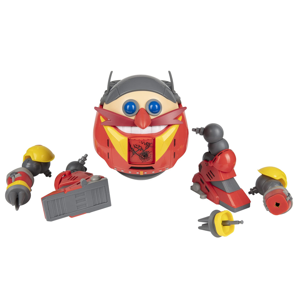 Sonic The Hedgehog Eggman Robot damage chest plate detail for immersive combat play.