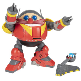 Sonic The Hedgehog Giant Eggman Robot Battle Set for interactive play and display.