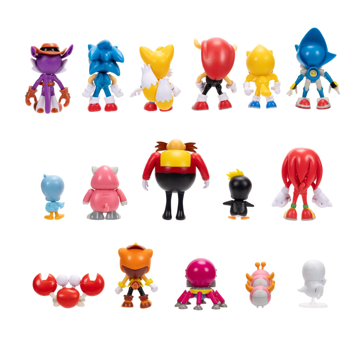 Close-up of Sonic the Hedgehog figure with authentic sculpting and color