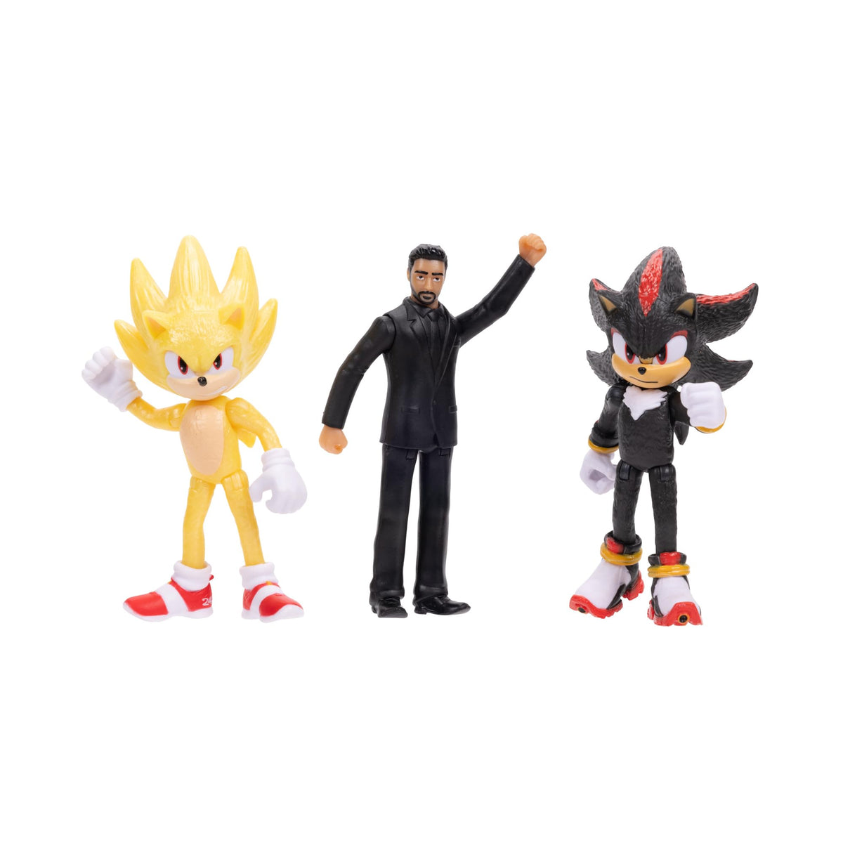 Sonic The Hedgehog Movie 3 figure on shelf-ready packaging ideal for gifts.