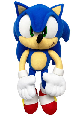 Sonic The Hedgehog plush 12 inch hanging display for fun room decor.
