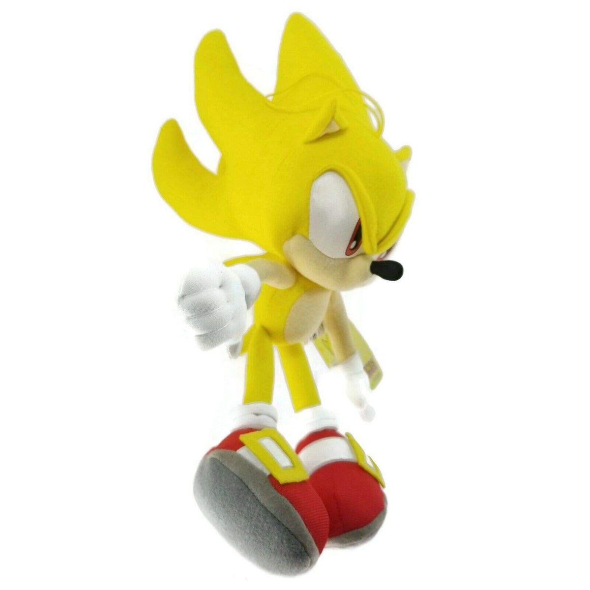 Sonic The Hedgehog plush front view in 12-inch form, ideal for display and collection.