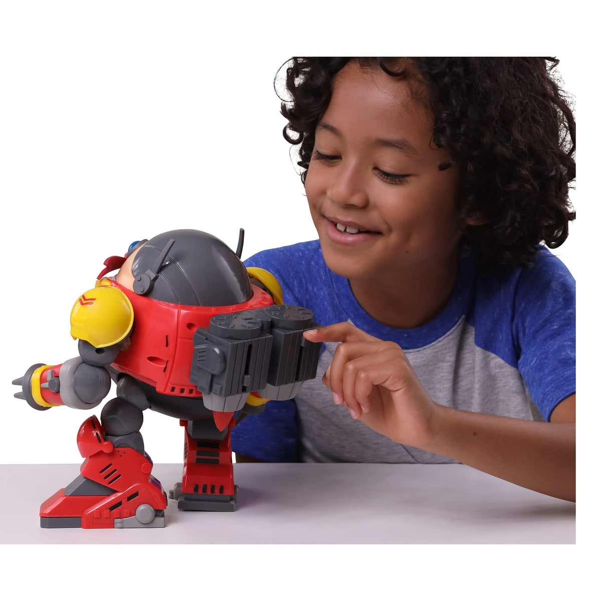 Sonic The Hedgehog Spin Attack figure ready for dynamic action and posing.