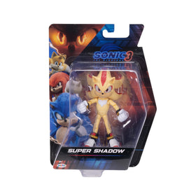 Sonic The Hedgehog Super Sonic 5in articulation points for poseable display.