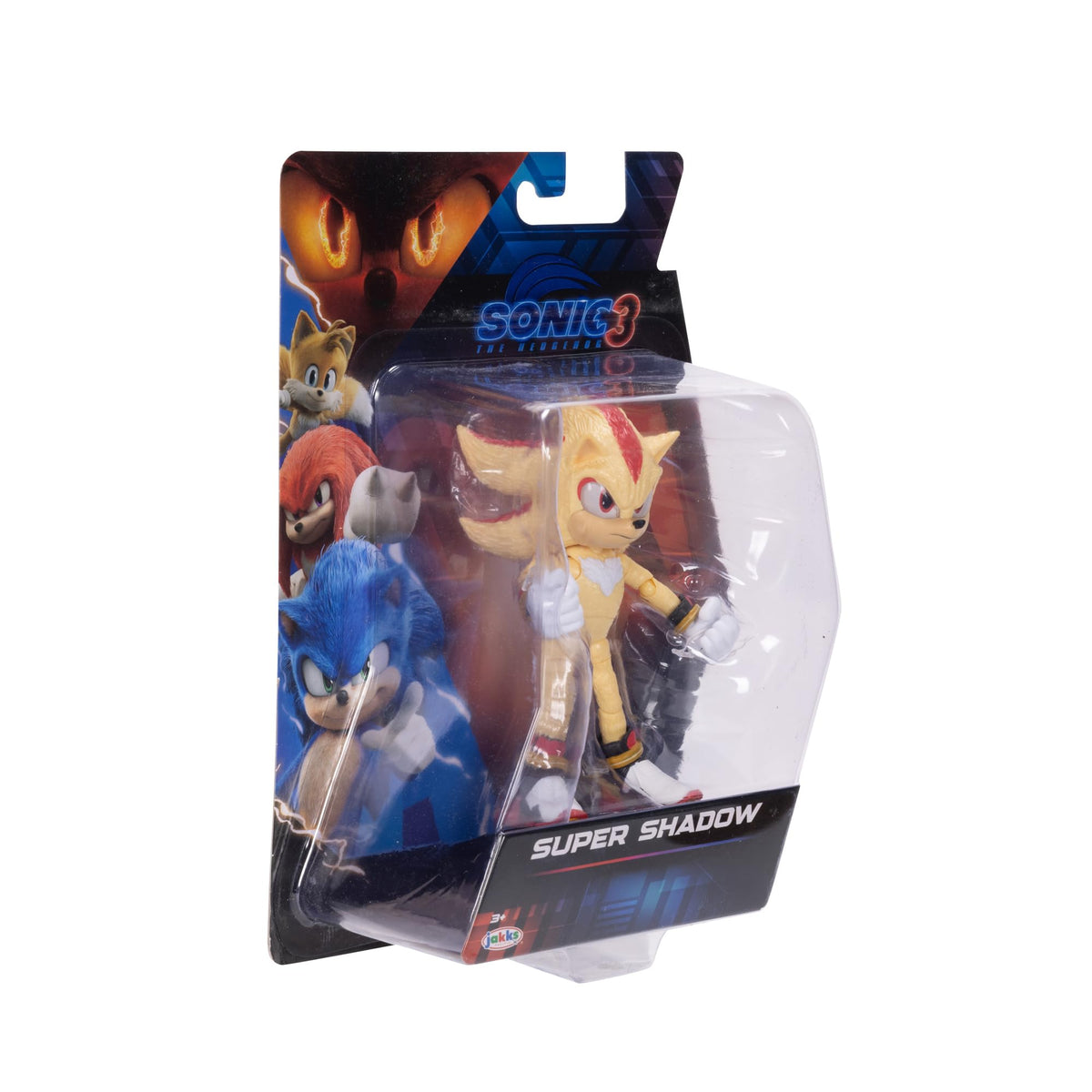 Sonic The Hedgehog Super Sonic 5in dynamic display on a shelf.