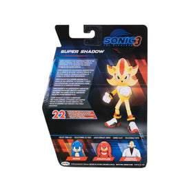 Sonic The Hedgehog Super Sonic 5in packaging closeup for gift-ready presentation.