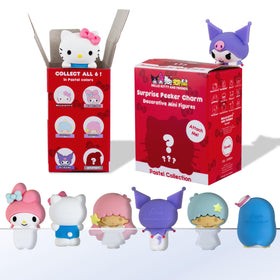Sonix pastel-peekers Hello Kitty blind box decor adds playful charm to your laptop.