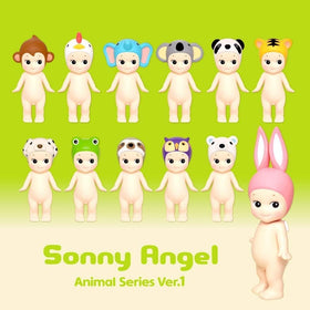 Sonny Angel Animal Version 1 side view, a mini figure for desk decor.