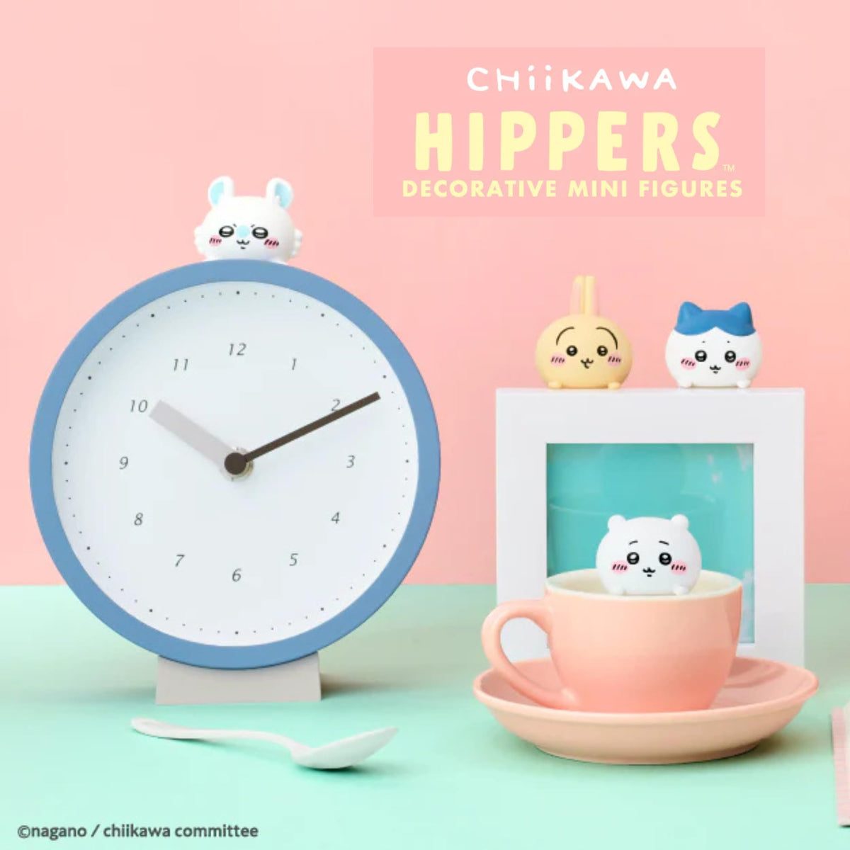 Sonny Angel Chiikawa Hippers front-view figurine adds charm to your device.