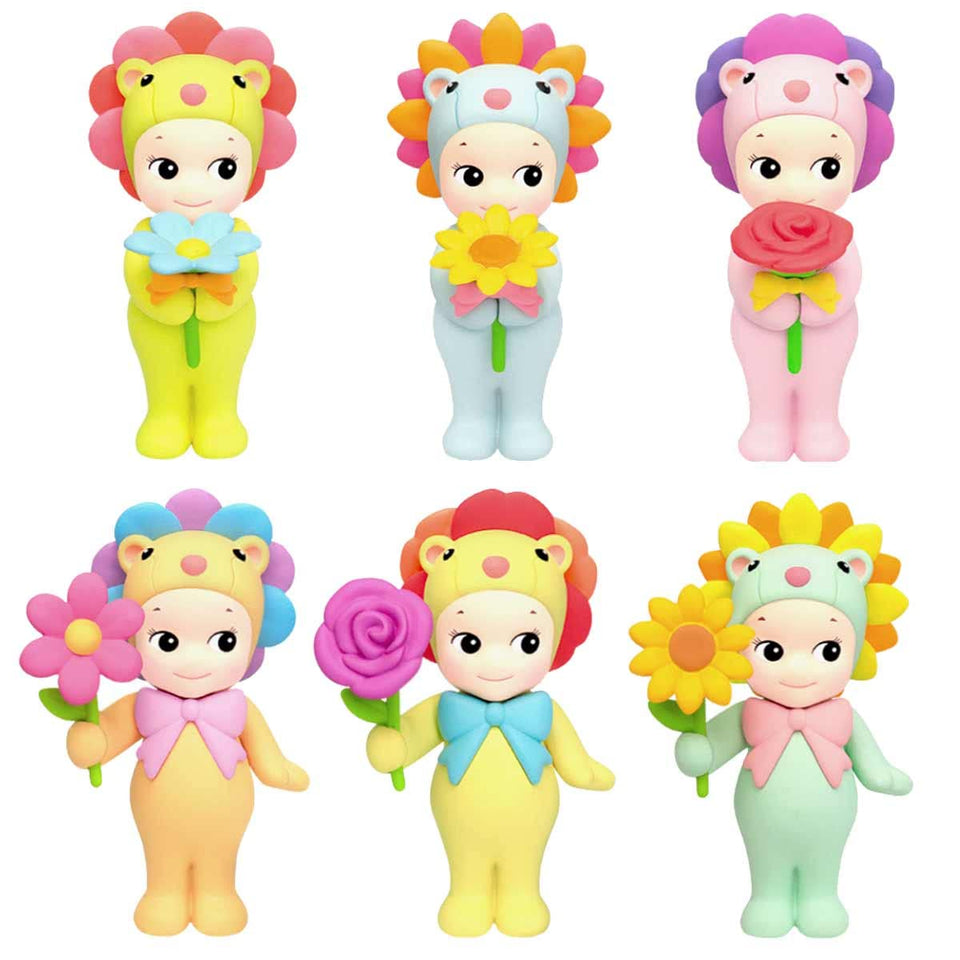 Sonny Angel Flower Gift Blue Sunflower Lion delivers cheerful blooms for gifting
