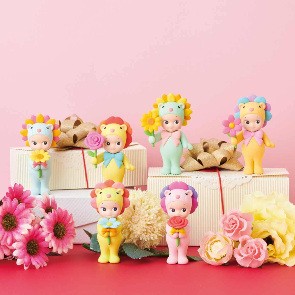 Sonny Angel Flower Gift Mint Green Sunflower Lion brightens gift moments