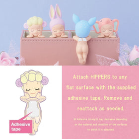 Sonny Angel Hippers Dreaming 3 adhesive tape attachment for easy placement
