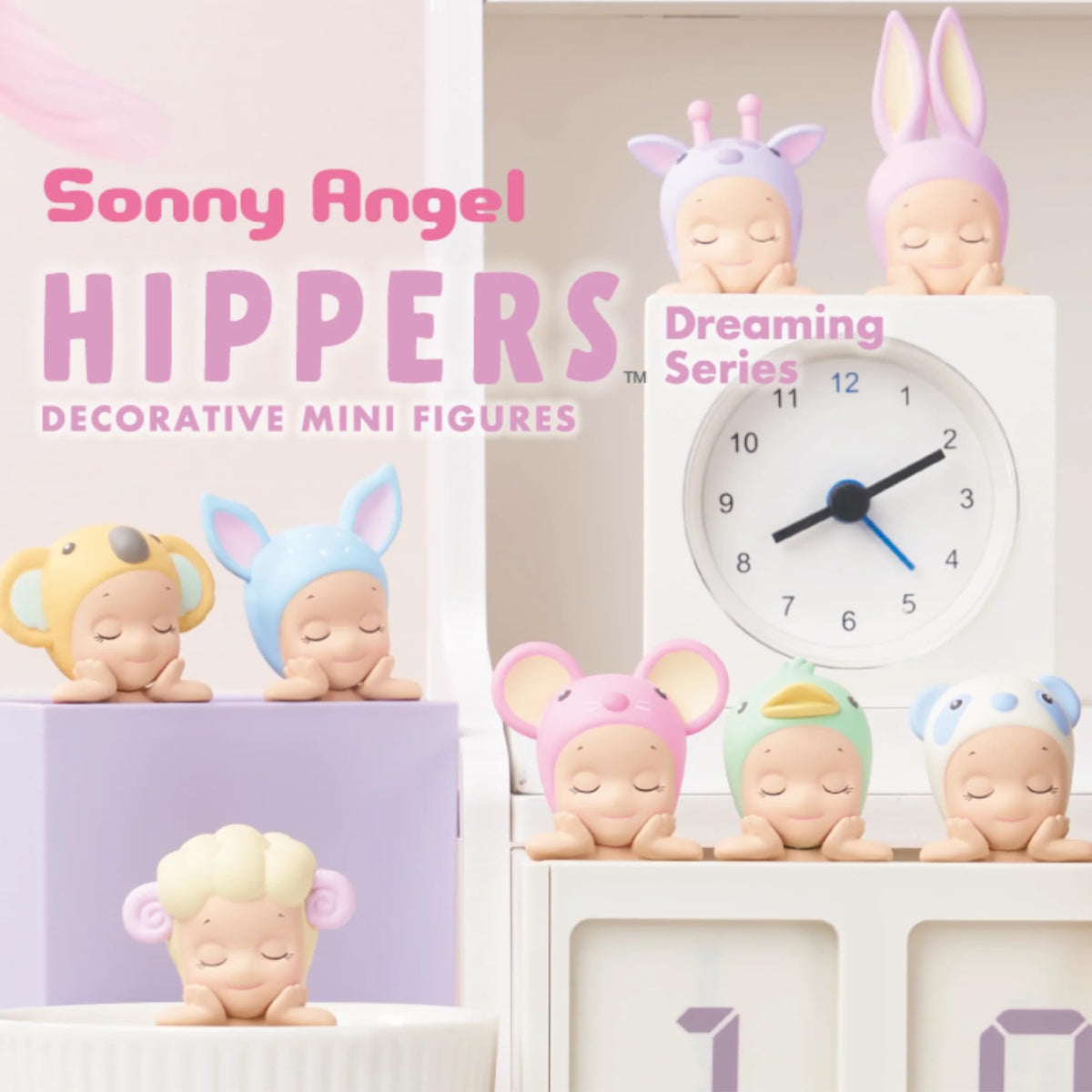 Sonny Angel Hippers Dreaming 3 mini figure on desk ready to spark joy