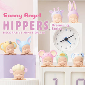 Sonny Angel Hippers Dreaming 3 mini figure on desk ready to spark joy