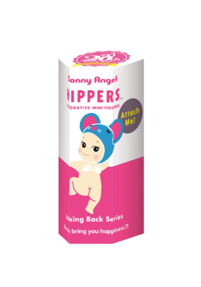 Sonny Angel Hippers Looking Back sealed blind box reveals a mystery mini figure for collectors.