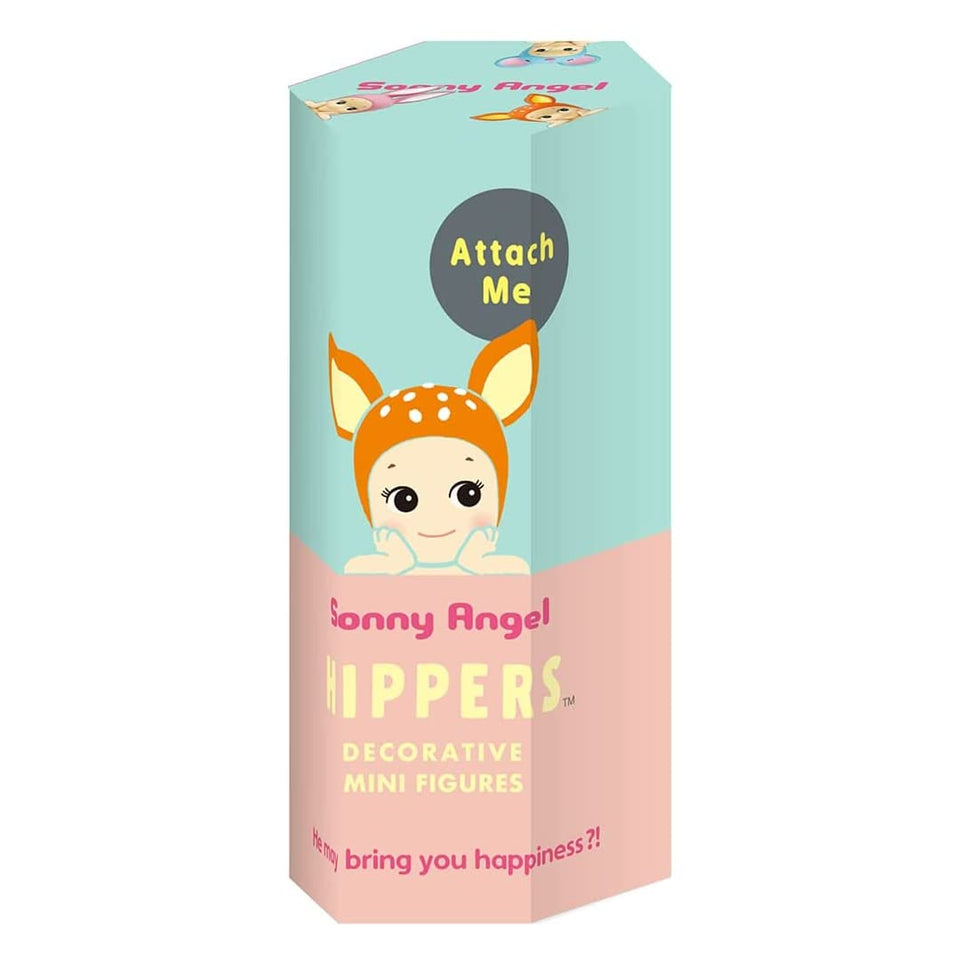 Sonny Angel Hippers sealed blind box shows a surprise miniature figure inside