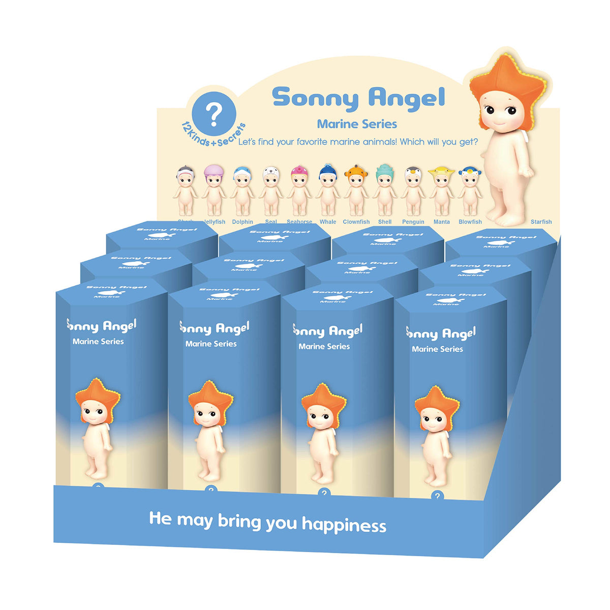 Sonny Angel Marine Series figure 03 displayed with other figures
