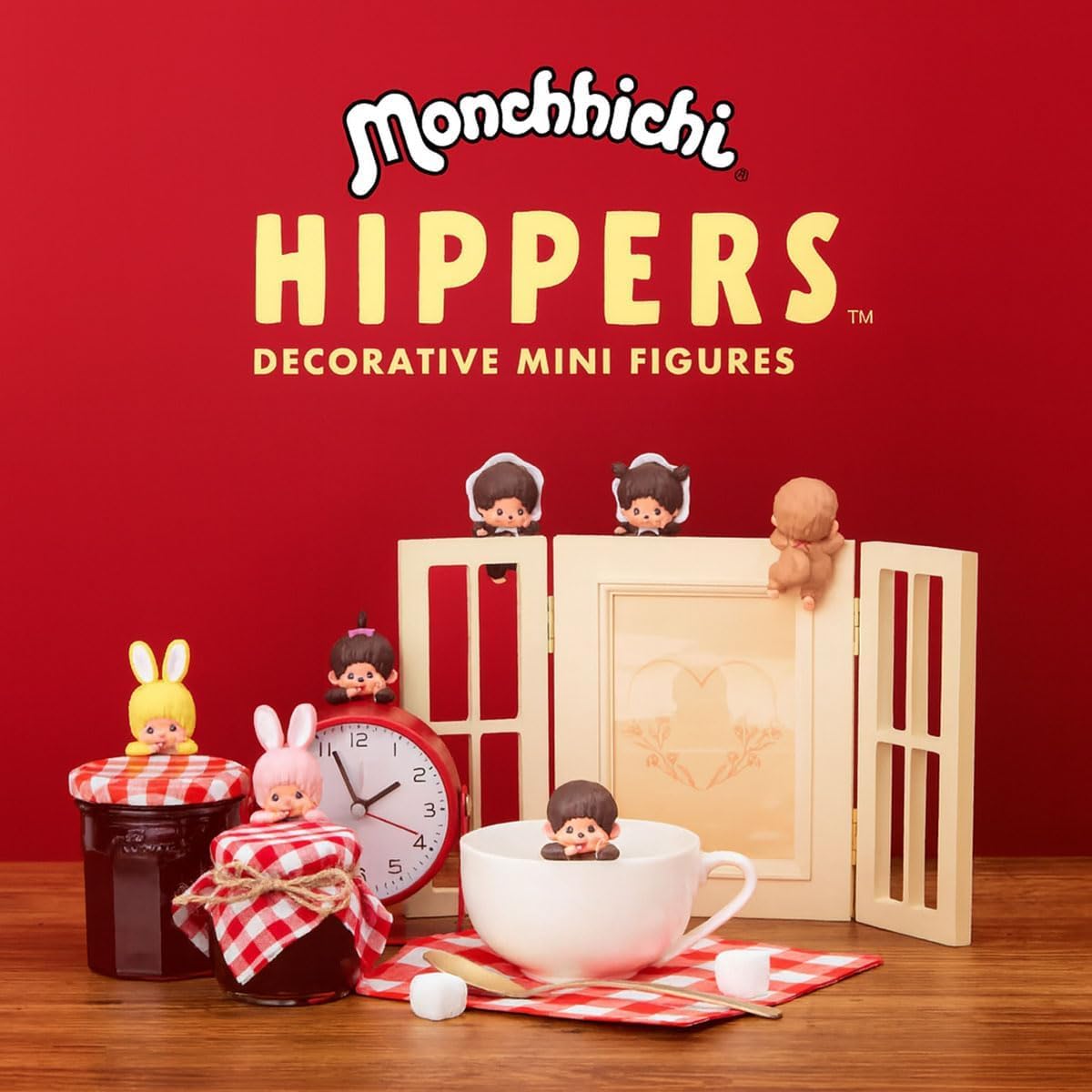 Adhesive tape included for Sonny Angel Monchhichi Hippers attachment