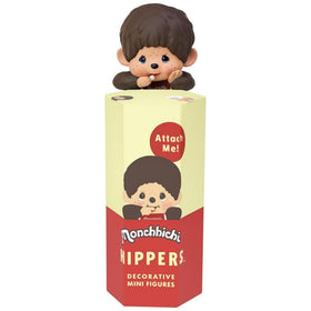 Sonny Angel Monchhichi Hippers front-peek figure enhances desk decor