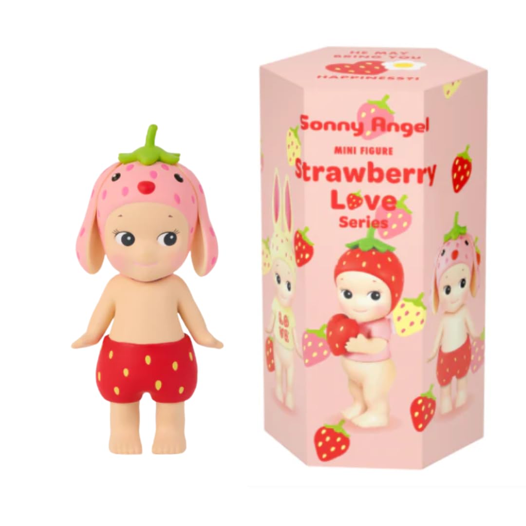 Sonny Angel Strawberry Love Series sealed blind box; a surprise collectible for gifting or personal joy.