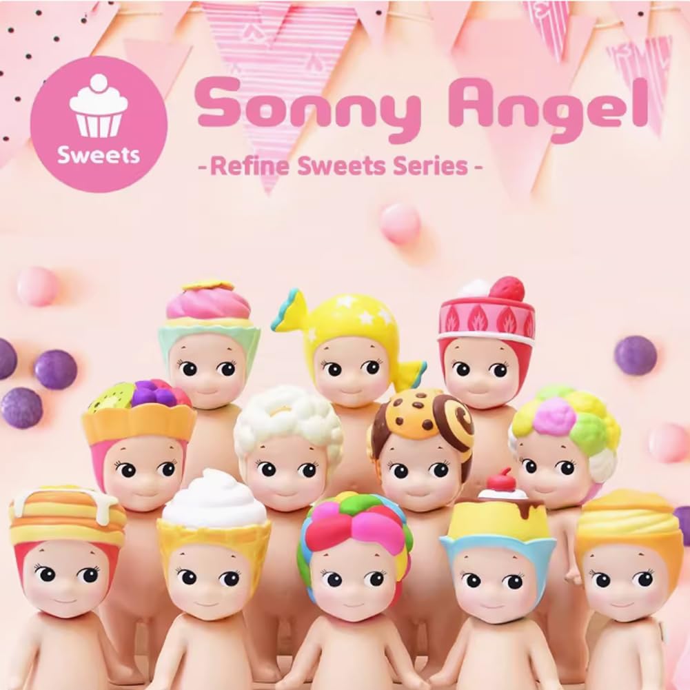 Sonny Angel Sweets sealed box packaging preserves mystery until opening.
