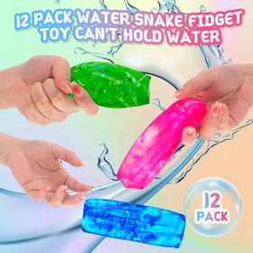 Sonwyoung 12-pack water snake fidget toys—versatile classroom and home use