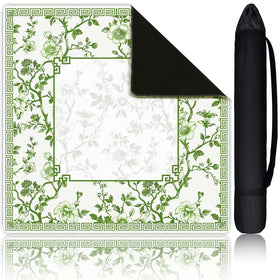 Sonwyoung chinoiserie mahjong mat with carry bag for easy transport and storage.