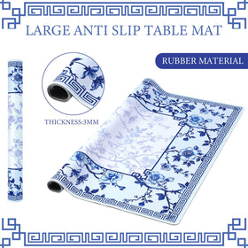 Sonwyoung chinoiserie mahjong mat nonslip base, keeps tiles steady during play.