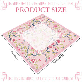 Sonwyoung chinoiserie mahjong mat nonslip rubber base prevents sliding during play.
