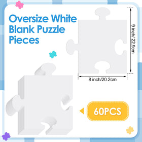 Sonwyoung large white puzzle sheet 8x9 suitable for kids and adults