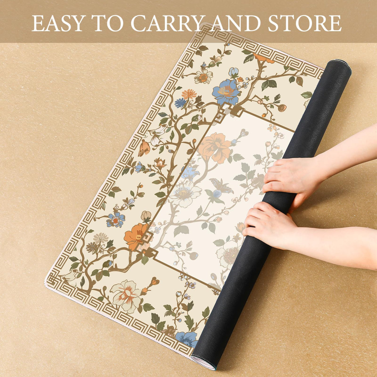 Sonwyoung ready-to-use mat set includes bag for quick setup