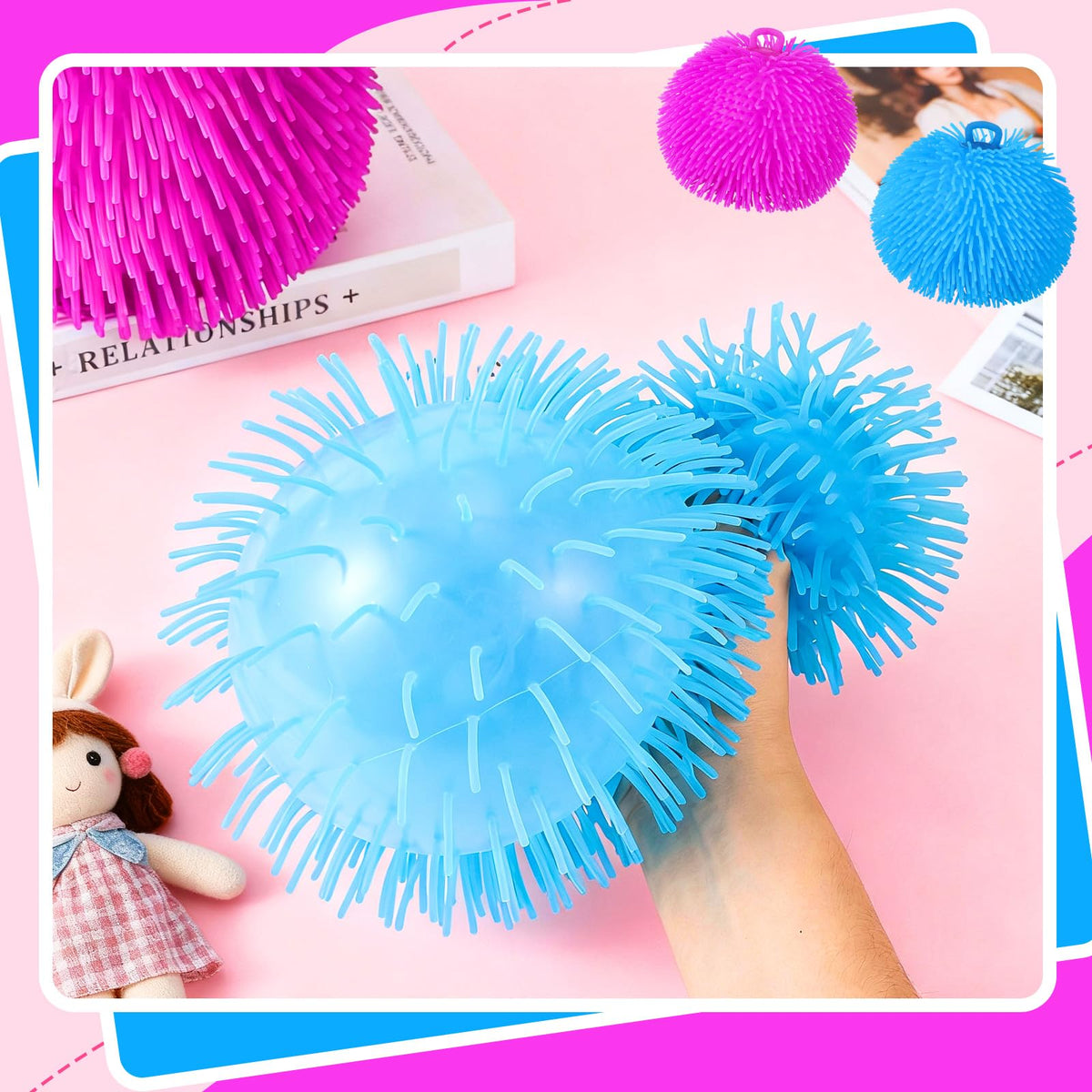 Sonwyoung puffer ball loop for easy carry and quick access