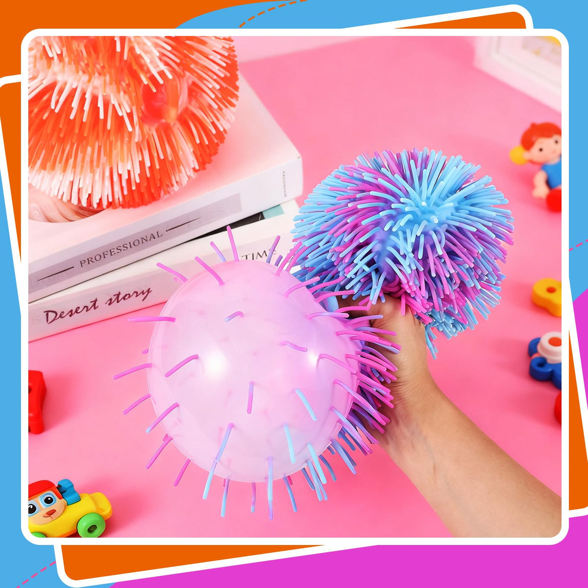 Sonwyoung soft TPR sensory ball with firm grip for stress relief.
