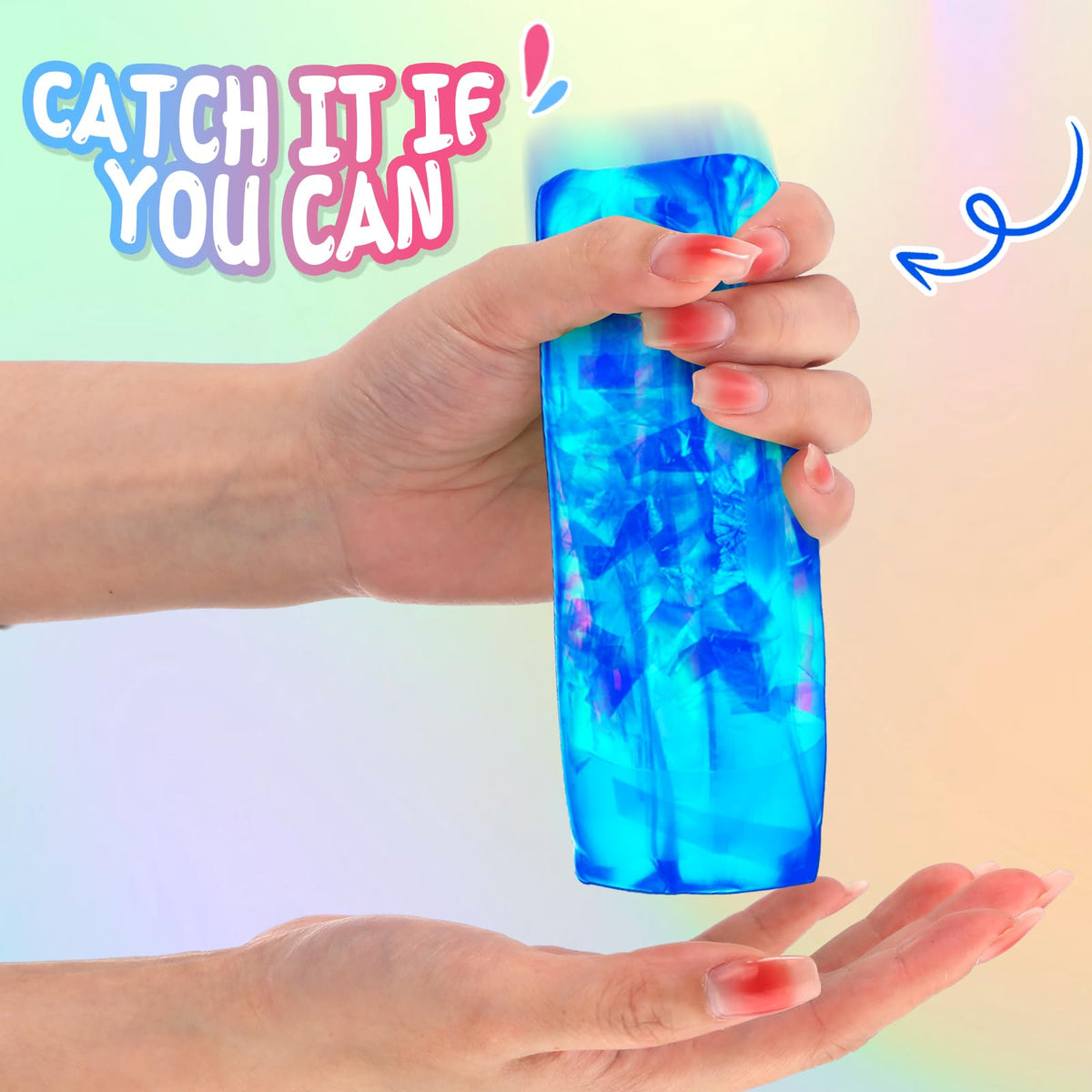 Sonwyoung water snake wiggle hand squeeze demonstrates stress relief possibilities.